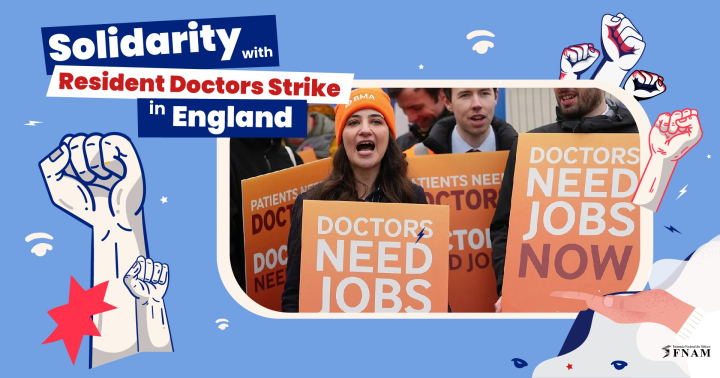 FNAM stands in solidarity with resident doctors in England